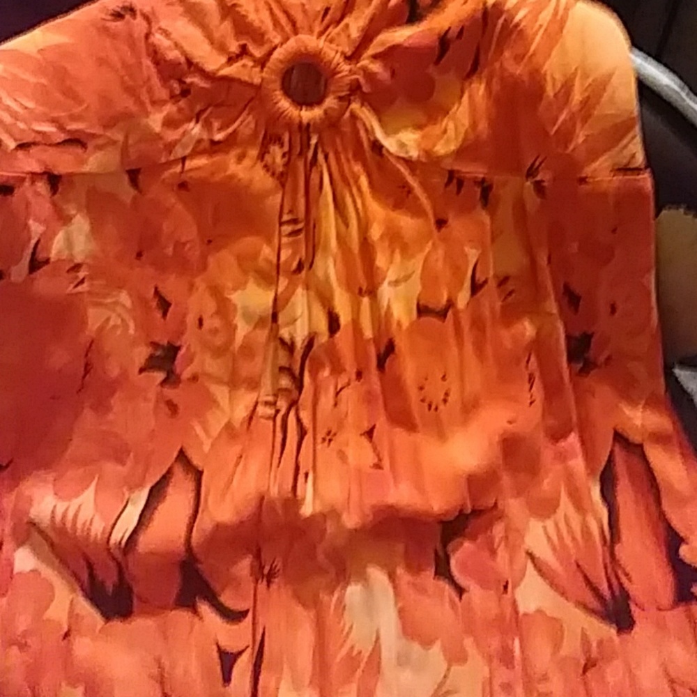 Orange sundress